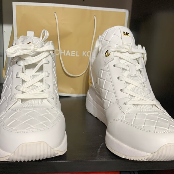 MICHAEL Michael Kors Shoes Womens Georgie Knit Laceup Trainer Sneakers Poshmark